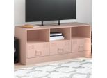 Maison Exclusive - Mobile Tv Rosa 99X39X44 Cm Acciaio