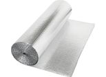 Aopunly Film Isolante Film Termico 1 X 10M 200G/M² Film Isolante Per Tetti Film Isolante In Alluminio A Bolle D'aria Film Isolante Film Di Protezione Dal Freddo