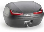 Bauletto Monolock Givi E455 Simply Iv Nero Rosso 45L