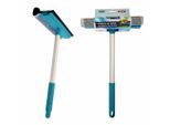 Spatola Per Finestre In Schiuma + Gomma 25 Cm, Asta 38 Cm