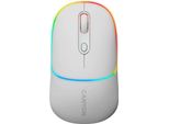 Canyon MW-22, Mouse Ottico Wireless 2In1 Bluetooth / Wireless Usb, 800/1200/1600 Dpi, 4 Stampe, Bianco