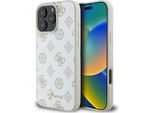 Guess Guhmp16Lpgpysh Iphone 16 Pro6.3 BiałY/Bianco Custodia Rigida Peony Script Logo Magsafe