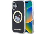 Hello Kitty HKHMP16SHSWKK Custodia Rigida Nera Per Iphone 16 Da 6,1" Iml Custodia Protettiva Sweet Kitty Magsafe"