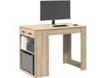 Maison Exclusive - Scrivania Con Cassetti E Ripiano In Rovere Sonoma 102X62X77,5 Cm