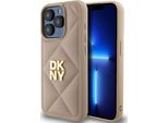 Dkny Dkhcp15Xpqdsle Iphone 15 Pro Max 6.7 BeżOwy/Beige Quilted Stack Logo