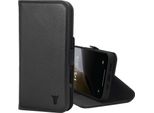 Custodia A Portafoglio In Pelle Torro Per Iphone 16 Pro (Con Funzione Stand E Ricarica Magsafe) - Nero