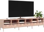 Maison Exclusive - Mobile Tv Rosa 202X39X43,5 Cm In Acciaio Laminato A Freddo