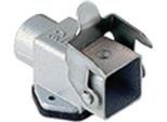 Mka IAP20 I.L.M.E. Ilme CK-21.21 Custodia A Zoccolo Con Base Aperta, Uscita Cavo Diritto 1Xm20, Con 1 Staffa Passacavo