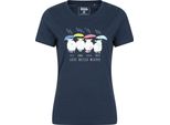 Mountain Warehouse - Maglietta "Great British Weather"" Per Donna MW3448 (42 De) (Marineblau)"