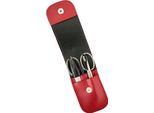 Set Manicure 3 Pezzi Solingen Con Custodia In Pelle, Forbici Per Unghie, Lima, Pinzette, Germany Rosso