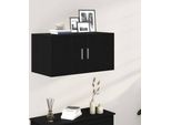 Maison Exclusive - Armadio A Muro Effetto Rovere Nero 80X39X40 Cm Materiale Ligneo