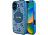 Etui Guess 4G Circle Classic Logo Magsafe Do Iphone 16 Niebieski