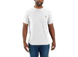 Carhartt 106652 Maglietta Carhartt Force™ Relaxed Bianco Xl