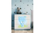 Cassettiera Per Bambini Bluebear Nel Colore Blu Babydreams