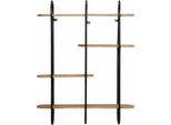 Syfax™ Mensola Da Parete 90X20X116,5 Cm Legno Massello Di Mango Grezzo