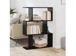 Maison Exclusive - Libreria Effetto Rovere Nero 70 X 24 X 97 Cm Materiale Ligneo