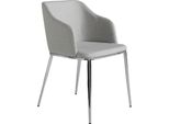 Sedia Angel Cerdá In Tessuto Grigio 4050