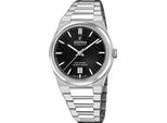 Festina F20083/4 Orologio Swiss Made Da Uomo In Acciaio Inossidabile Con Data Argento