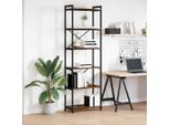 Maison Exclusive - Libreria In Rovere Affumicato 40 X 30 X 85 Cm Materiale Ligneo