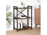 Maison Exclusive - Libreria In Rovere Affumicato 60 X 30 X 85 Cm Materiale Ligneo