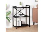 Maison Exclusive - Libreria Effetto Rovere Nero 60 X 30 X 85 Cm Materiale Ligneo