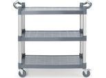 Carrello Di Servizio In Polipropilene A Strati, Grande, Amerbox, 1010X500X(H)960Mm
