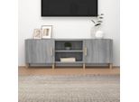 The Living Store Mobile Tv Grigio Sonoma 150X30X50 Cm Materiale Legno