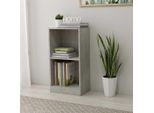 Maison Exclusive - Libreria Grigio Cemento 40X24X75 Cm Materiale Ligneo