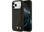Custodia Bmw M Carbon Line & Logo Magsafe Na Iphone 17 Pro Max - Czerwone