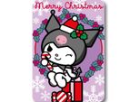 Coperta Natalizia In Pile Hello Kitty Kuromi 100X140Cm
