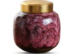 Mini Urna Luxe 210 Ml In Ceramica Per Ceneri Umane E Animali - Elegante Urna Decorativa In Viola