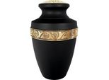 Urna Xxl In Metallo - 3,5 Litri - Per Ceneri Umane E Animali - Urna Elegante In Oro - Urna Commemorativa