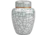 Mini Urna Luxe 450 Ml In Ceramica Per Ceneri Umane E Animali - Urna Decorativa Grigia