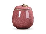Mini Urna Luxe 170 Ml In Ceramica Per Ceneri Umane E Animali - Urna Decorativa Rossa