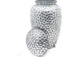 Urna Xxl In Metallo - 3,5 Litri - Urna Unica Per Ceneri Umane E Animali - Urna Commemorativa Decorativa