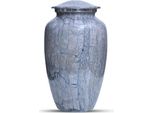 Urna Xxl In Alluminio - 3,5 Litri - Moderna Urna Decorativa Per Ceneri Umane E Animali - Unica E Resistente