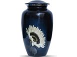 Urna Xxl In Alluminio - 3,5 Litri - Urna Decorativa Unica Per Ceneri Umane E Animali - Urna Commemorativa