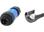 C01620H10341110K Connettore Per Cavi Amphenol RD24-KSG, Incl. Scarico Della Trazione Connessione A Vite Con Pin Dritto, Numero Di Poli 3+PE