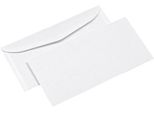 Kuvertierumschläge 114 x 229 mm DIN lang Offset weiss, 1000 Stück, ohne Fenster