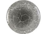 Churchill Studio Prints Kintsugi Quartz Black Coupé Plate, 260 Mm, (12 Pezzi)