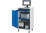 Computer-Schrank Typ 650-M60, B 650 x T 520 x H 1060 mm, mobil