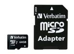 Verbatim Speicherkarte MicroSDHC/SDXC Premium, Speicherkapazität, 64 GB