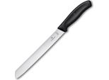 Victorinox Coltelleria - Coltello Pane Ondulato Manico Nero Blister - Swiss Classic