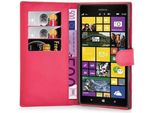 Cadorabo Cover Per Nokia Lumia 1520 Cover Protettiva In Rosso Custodia Per Cellulare Cover Chiusura Magnetica