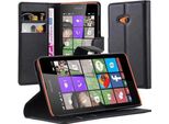 Cadorabo Cover Per Nokia Lumia 540 Cover Protettiva In Nero Custodia Per Cellulare Cover Chiusura Magnetica