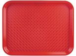 Vassoio Per Fast Food Olympia Kristallon Rosso 41,5 X 30,5 Cm