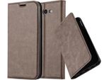 Cadorabo Custodia Per Samsung Galaxy J7 2017 Versione Usa Custodia Protettiva In Marrone Custodia Per Cellulare Cover Chiusura Magnetica