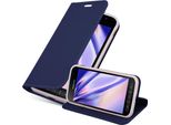 Cadorabo Custodia Per Cellulare Per Samsung Galaxy Xcover 4 / Xcover 4S Custodia Protettiva In Blu Cover Etui Book Case Booklet