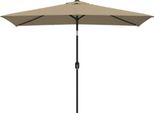 Vidaxl Ombrellone Con Asta In Metallo 300X200 Cm Taupe