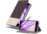 Cadorabo Custodia Per Huawei P8 Lite 2017 / P9 Lite 2017 Custodia Protettiva In Grigio Custodia Del Telefono Cellulare Custodia A Libro Cover